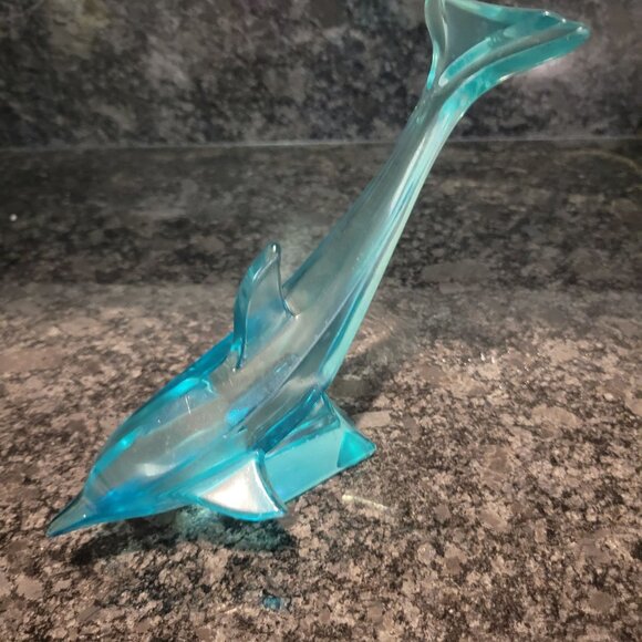 Vintage Murano Glass Dolphin Figurine 1960s Art Italy Formia Zanetti? - Picture 6 of 10